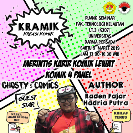 Bersama GHOSTY s COMIC Universitas Darma Persada Adakan 